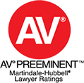 AV Preeminet Martindale Lawyer Rating Logo